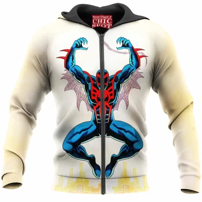 Comic Zip-Hoodie, Spider-man Zip-Hoodie