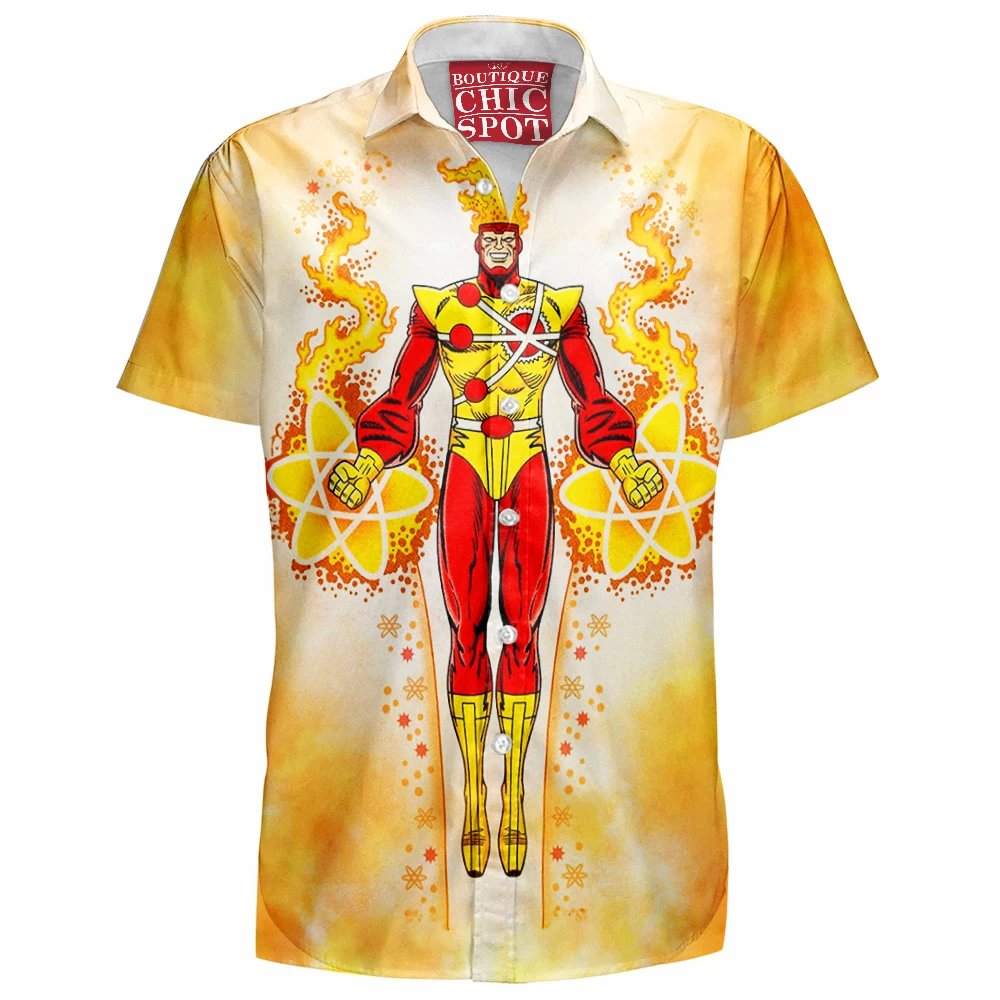 Comic Hawaiian-Shirt, Firestorm Hawaiian-Shirt 1 M TU Boutique 10128 Hawaiian Shirt
