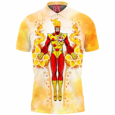 Comic Polo Shirt, Firestorm Polo Shirt