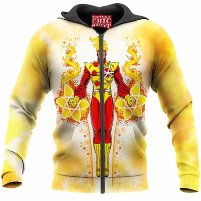 Comic Zip-Hoodie, Firestorm Zip-Hoodie