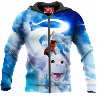 Game Zip-Hoodie, Skyrim Zip-Hoodie, Dragon Zip-Hoodie, Fantasy Zip-Hoodie