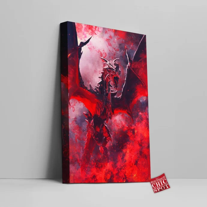 Dragon Skyrim Canvas Wall Art