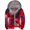 Game Zip-Fleece-Hoodie, Skyrim Zip-Fleece-Hoodie, Dragon Zip-Fleece-Hoodie, Fantasy Zip-Fleece-Hoodie