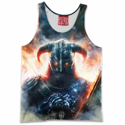 Game Tank-Top, Skyrim Tank-Top, Dragon Tank-Top, Fantasy Tank-Top, Dragonborn Tank-Top