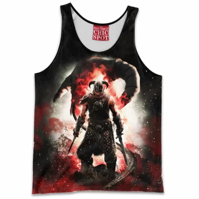Game Tank-Top, Skyrim Tank-Top, Dragon Tank-Top, Fantasy Tank-Top, Dragonborn Tank-Top