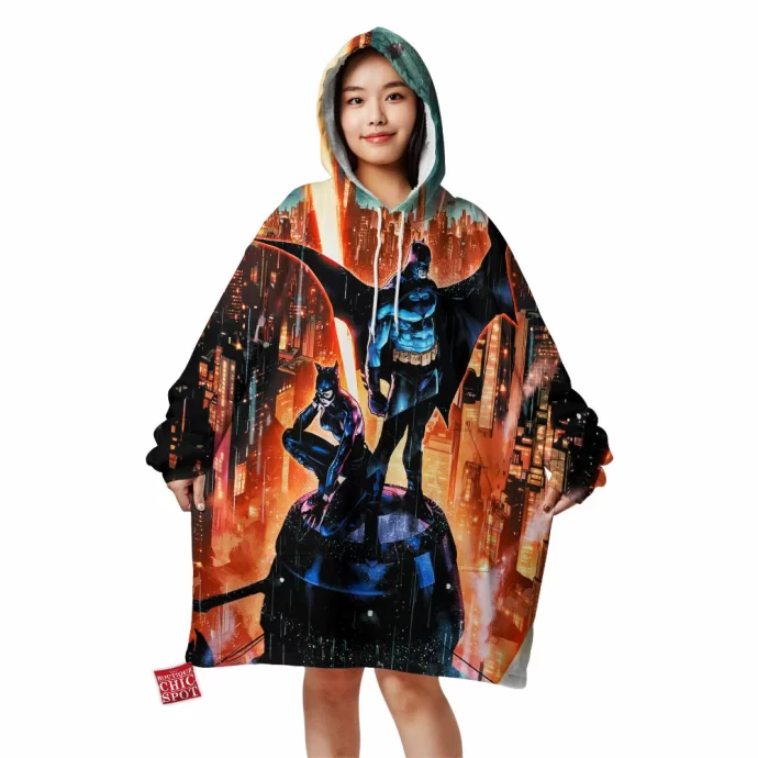 Batman Catwoman Blanket Hoodie