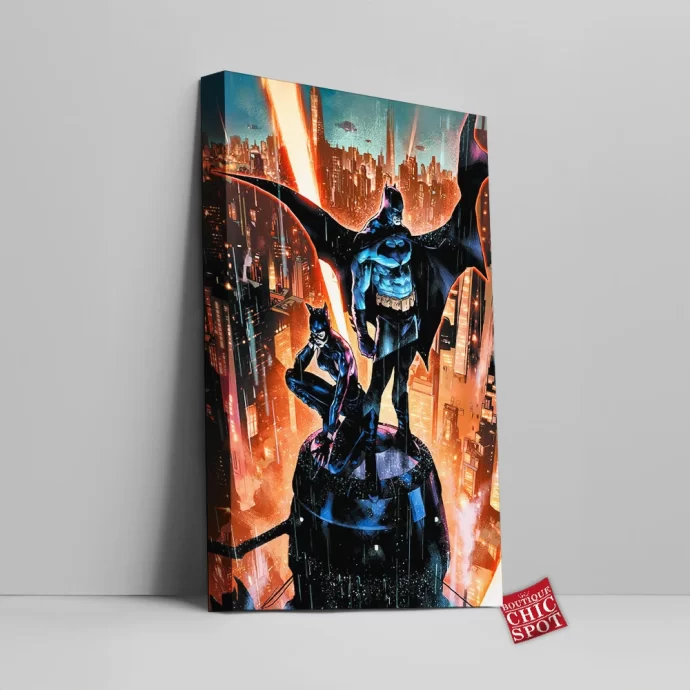 Batman Catwoman Canvas Wall Art