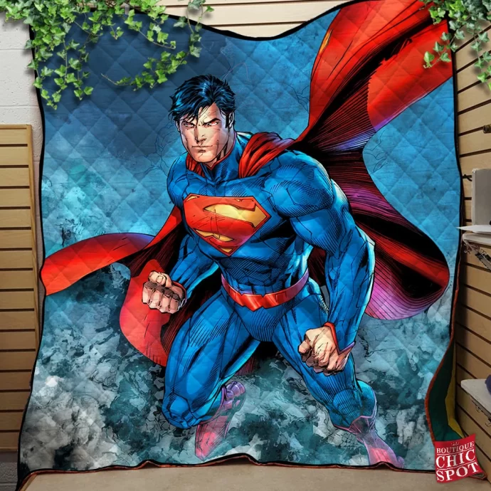 Superman Quilt Blanket