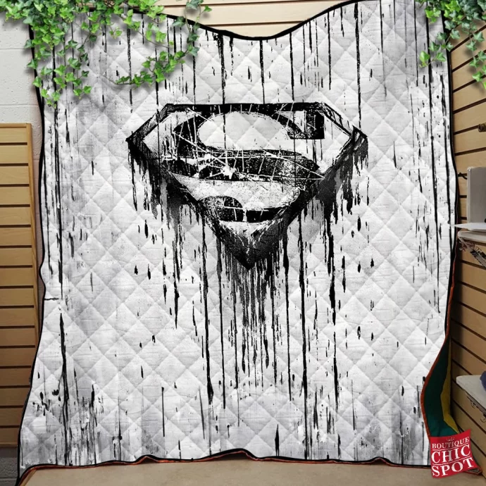 Superman Quilt Blanket