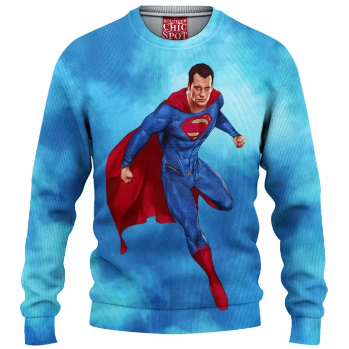 Superman Knitted Sweater