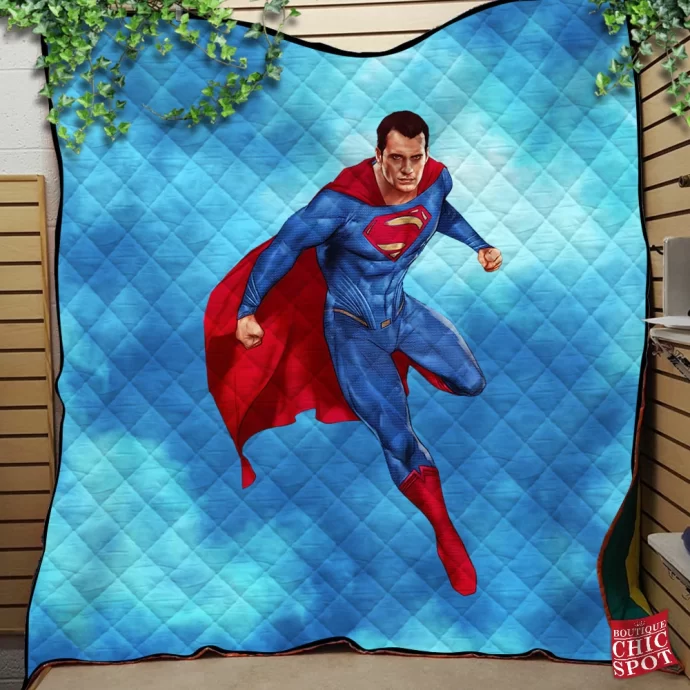 Superman Quilt Blanket