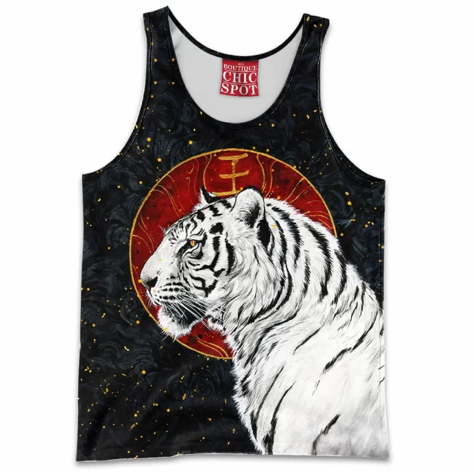 White Tiger Tank Top