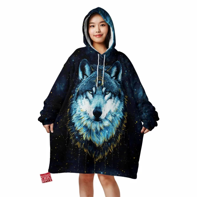 Darkness Wolf Blanket Hoodie