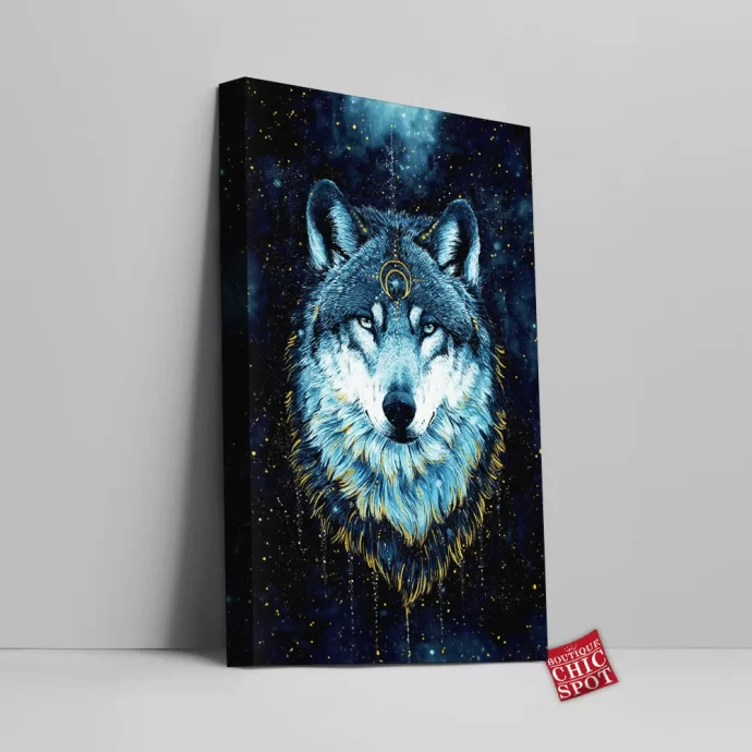 Darkness Wolf Canvas Wall Art