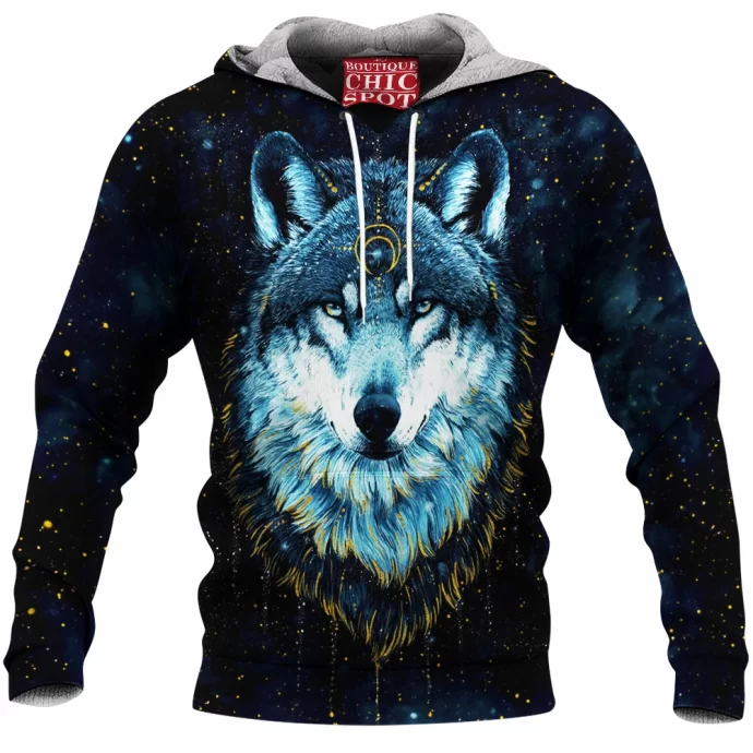 Darkness Wolf Fleece Hoodie