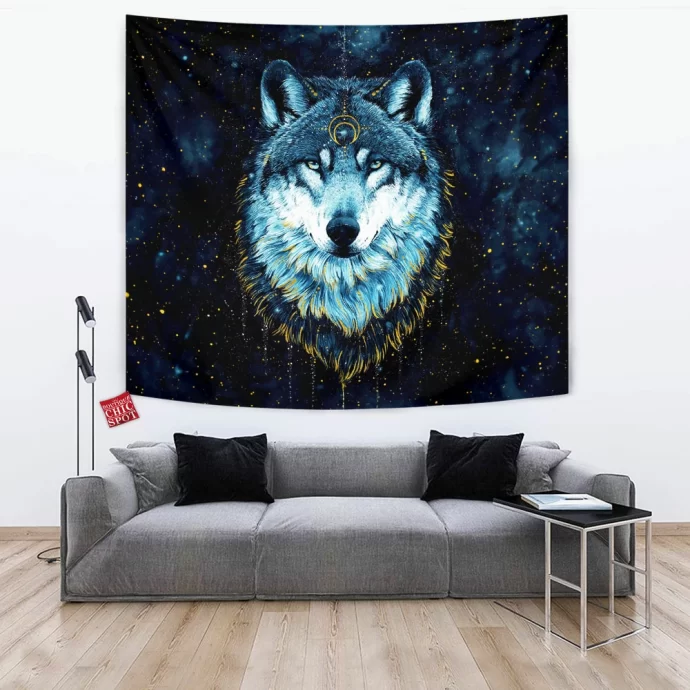 Darkness Wolf Tapestry