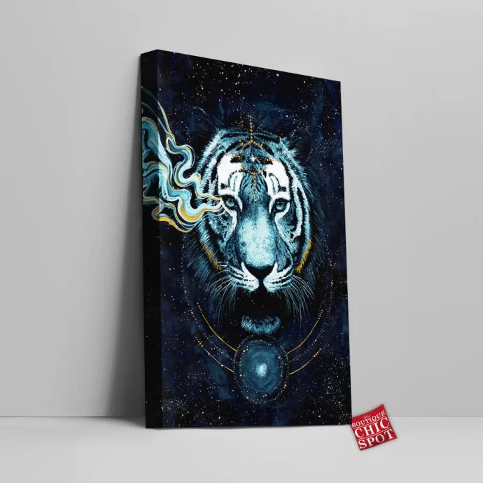 Darkness Tiger Canvas Wall Art