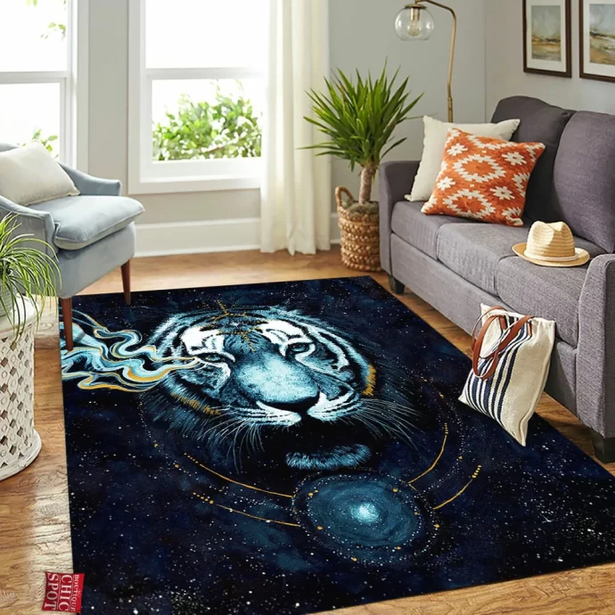 Darkness Tiger Rectangle Rug