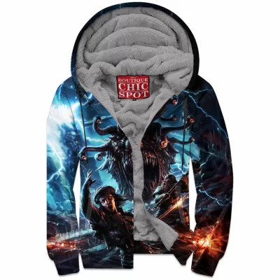 Game Zip-Fleece-Hoodie, Dungeon and Dragons Zip-Fleece-Hoodie
