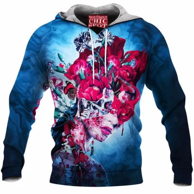 Skull Fleece-Hoodie