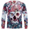 Flower Sweatshirt, Skull Sweatshirt