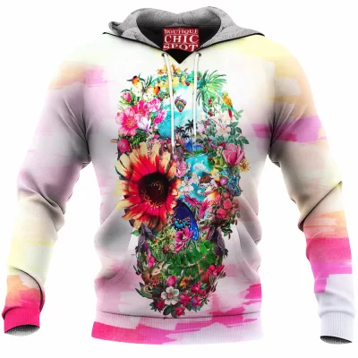 Skull Fleece-Hoodie