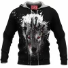Wolf Fleece-Hoodie