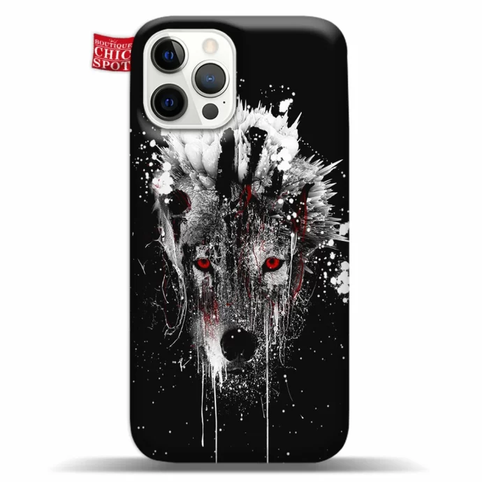 Watercolor Wolf Phone Case Iphone