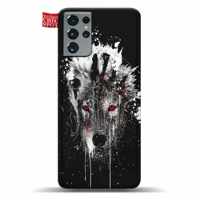 Watercolor Wolf Phone Case Samsung