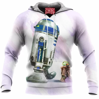 R2-D2 Fleece-Hoodie, Sci-Fi Fleece-Hoodie, Star Wars Fleece-Hoodie