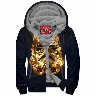 Sci-Fi Zip-Fleece-Hoodie, Star Wars Zip-Fleece-Hoodie, Stormtrooper Zip-Fleece-Hoodie