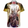 The Mandalorian Hawaiian-Shirt, Sci-Fi Hawaiian-Shirt, Star Wars Hawaiian-Shirt