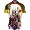 The Mandalorian Polo Shirt, Sci-Fi Polo Shirt, Star Wars Polo Shirt