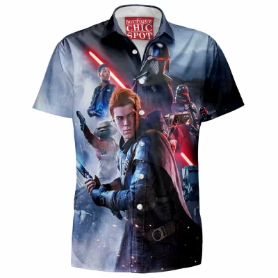 Boba Fett Hawaiian-Shirt, Sci-Fi Hawaiian-Shirt, Star Wars Hawaiian-Shirt
