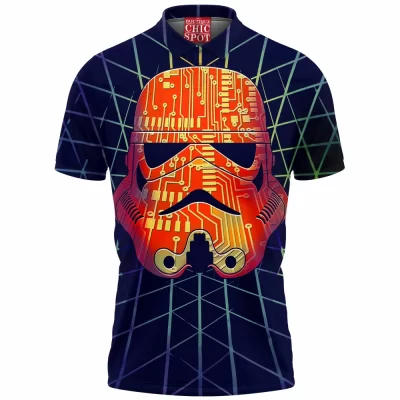 Sci-Fi Polo Shirt, Star Wars Polo Shirt, Stormtrooper Polo Shirt