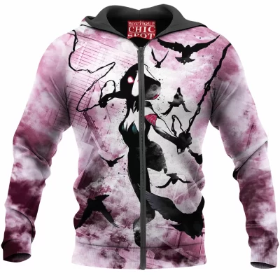 Comic Zip-Hoodie, Gwen Stacy Zip-Hoodie, Spider-Gwen Zip-Hoodie