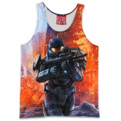 Game Tank-Top, Sci-Fi Tank-Top, Carter-A259 Tank-Top, Halo Tank-Top