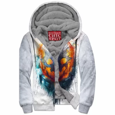 Emile-A239 Zip-Fleece-Hoodie, Game Zip-Fleece-Hoodie, Halo Zip-Fleece-Hoodie, Master Chief Zip-Fleece-Hoodie