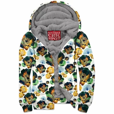 Peacock Zip-Fleece-Hoodie