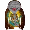 Tiger Zip-Fleece-Hoodie
