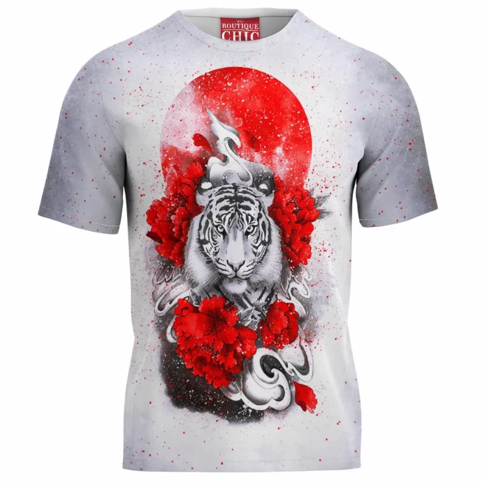 White Tiger Red Sun T-Shirt