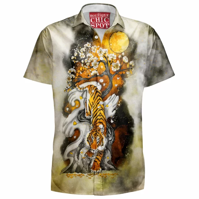 The Tiger the Moon Hawaiian Shirt