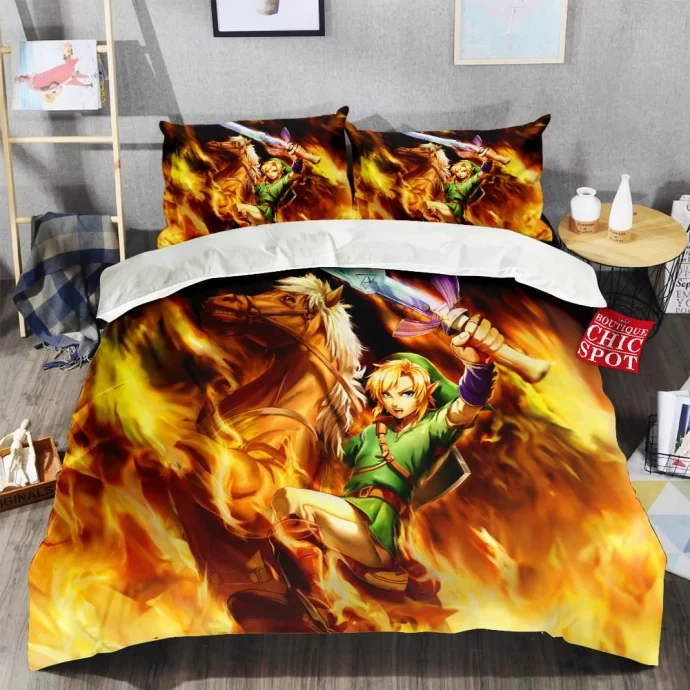 Link Legend Of Zelda Bedding Set