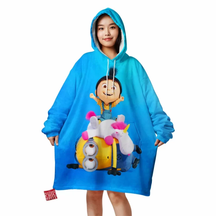 Agnes Minion Blanket Hoodie