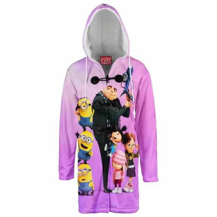 Family Minions Hooded Cloak Coat