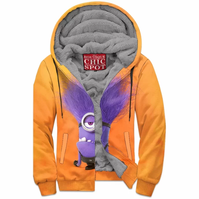 Evil-Minion Zip Fleece Hoodie