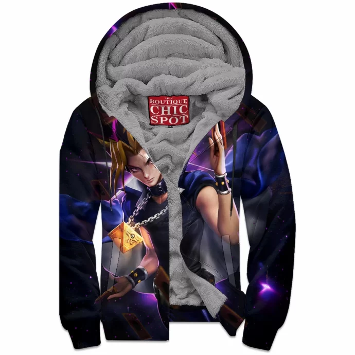 Yugioh Zip Fleece Hoodie