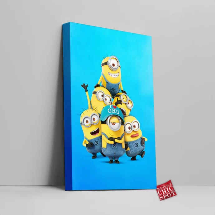 Minion Group Photo Canvas Wall Art