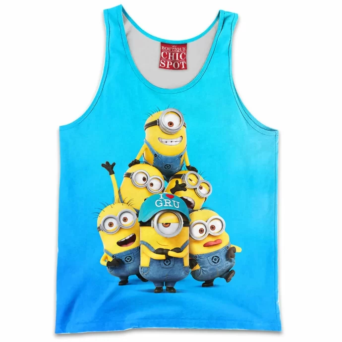 Minion Group Photo Tank Top