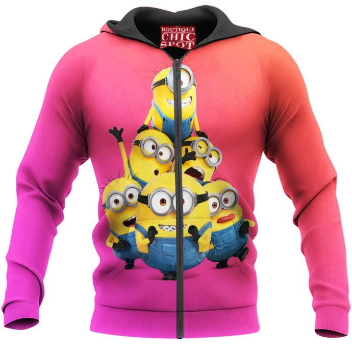 Minions 2 Group Zip Hoodie